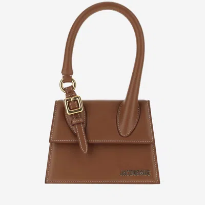Jacquemus Le Chiquito Moyen Boucle Bag In Brown