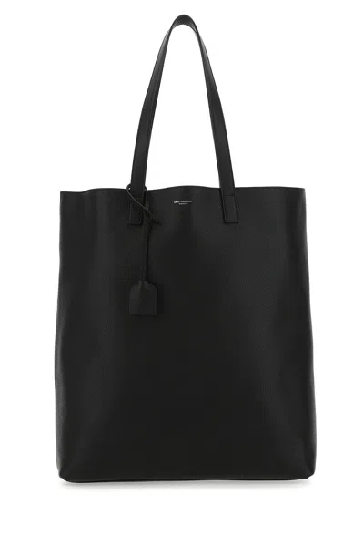 Saint Laurent Bold Shopping Bag In Nero