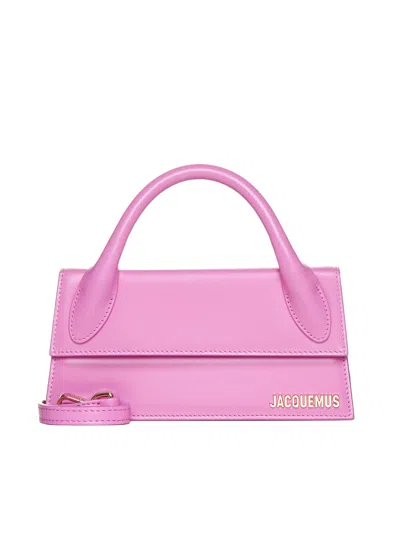 Jacquemus Le Chiquito Long Bag In Neon Pink