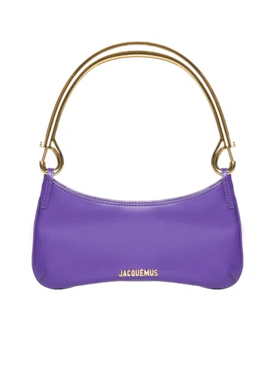 Jacquemus Le Bisou Mousqueton Bag In Purple