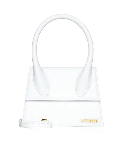 Jacquemus Le Grand Chiquito Leather Bag In White