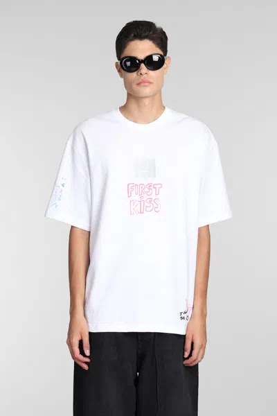 Acne Studios T-shirt In White Cotton