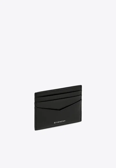 Givenchy 4g Leather Cardholder In Black