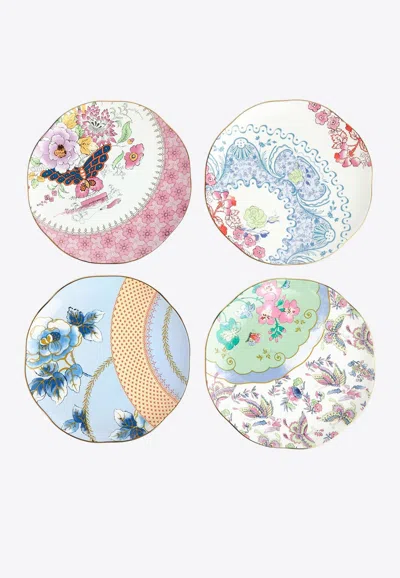Wedgwood Butterfly Bloom Plates - Set Of 4 In Multicolor