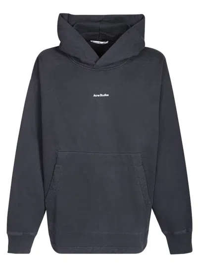 Acne Studios Hoodie With Logo In Black