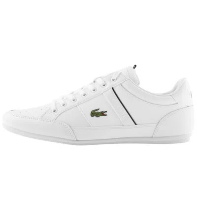 Lacoste Chaymon Leather Trainers In White