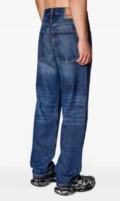 Diesel 2010 D Macs Straight Leg Jeans In Blue