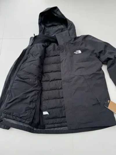 Pre-owned The North Face 3 In 1 Mens Mountain Down Triclimate Grey Black Jacket Rrp£330.l