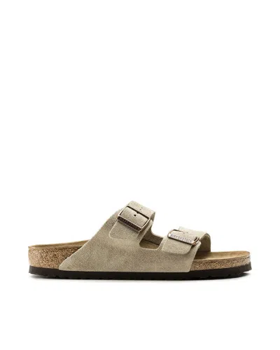 Birkenstock Arizona Slipper In Dove Grey