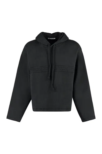 Acne Studios Hooded Sweatshirt In Black