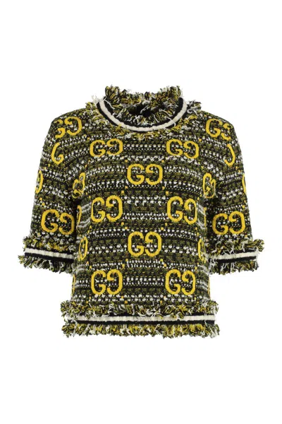 Gucci Mohair-wool Jumper In Multicolor