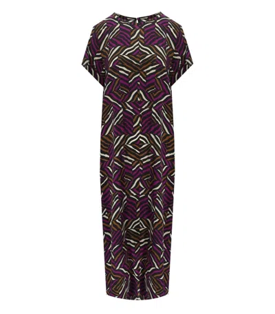 Weekend Max Mara Orchis Purple Dress In Violet