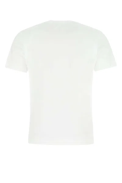Comme Des Garçons Play White Cotton T-shirt In Wht