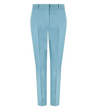 Weekend Max Mara Gineceo Light Blue Trousers