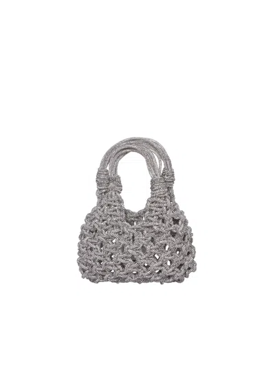 Hibourama Vannifique Mini Crystal Bag In Metallic