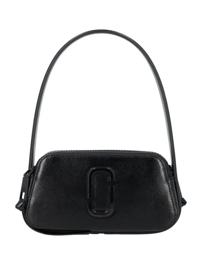 Marc Jacobs The Saffiano Tonal Slingshot Bag In Black