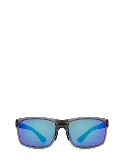 Maui Jim Mj439 Translucent Matte Grey Sunglasses