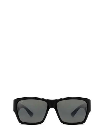 Maui Jim Mj614 Shiny Black Sunglasses