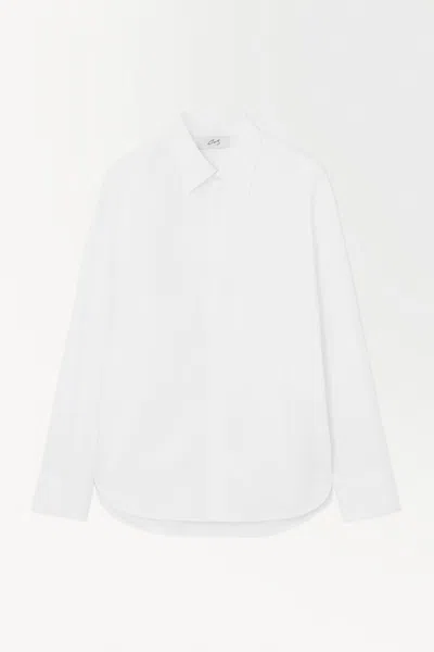 Cos The Poplin Dress Shirt In White