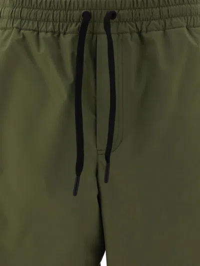 Moncler Grenoble Gore-tex Shorts In Green