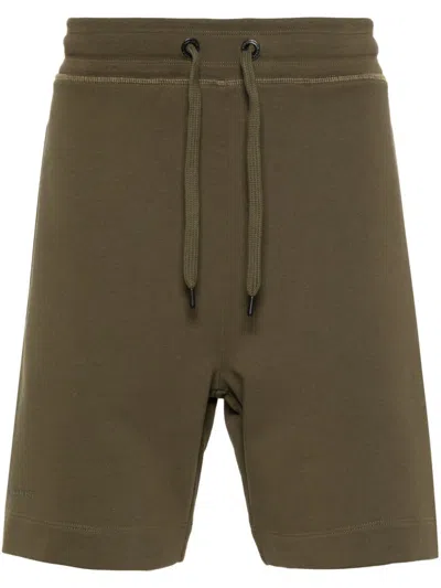 Canada Goose Logo-lettering Track Shorts In Green