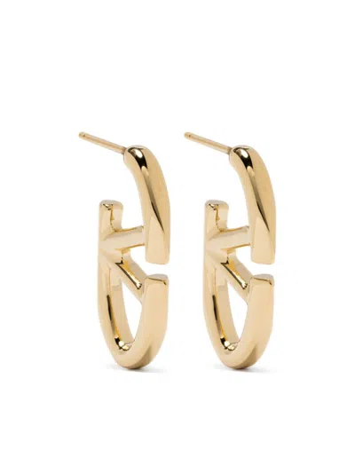 Valentino Garavani Vlogo The Bold Edition Earrings In Unics4 Gold