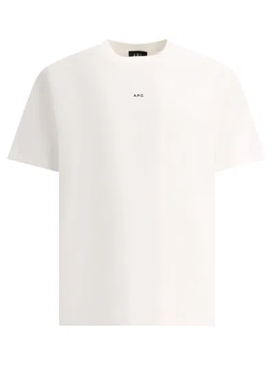 Apc Kyle Cotton Crew-neck T-shirt In White