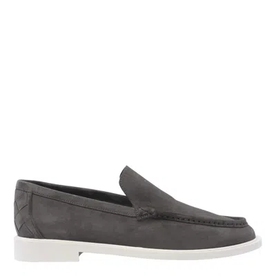 Bottega Veneta Flat Shoes In Light Graphite