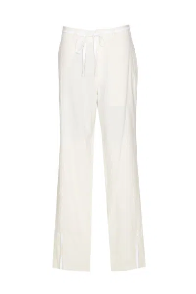Lemaire Trousers In White