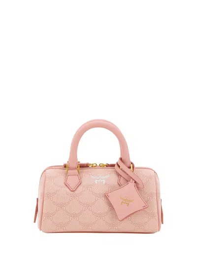 Mcm Handbags In Silver Pink