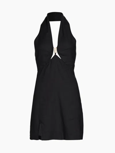 Cult Gaia Rumi Sleeveless Mini Dress In Black