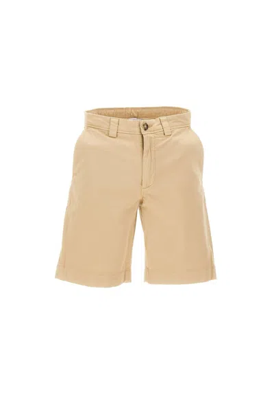 Woolrich Cotton Classic Chino Shorts In Neutral