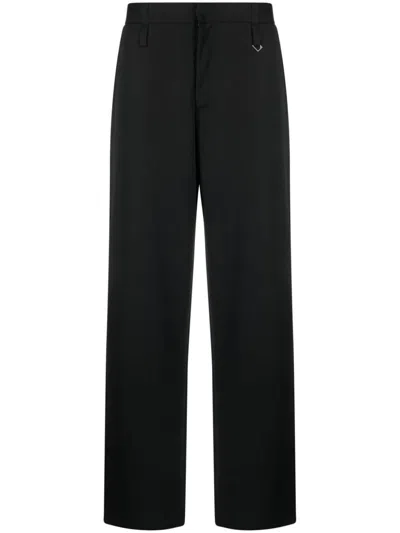 Jacquemus Straight-leg Trousers In Black
