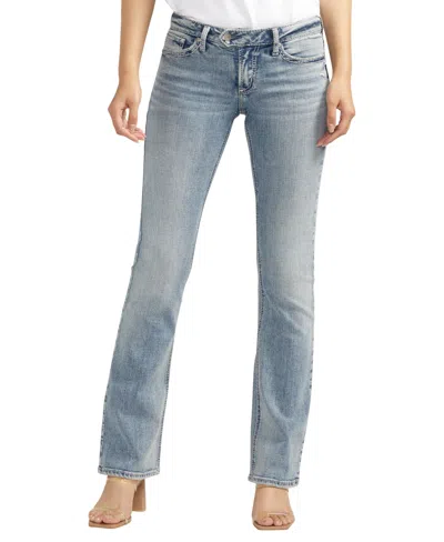 Silver Jeans Co. Tuesday Low Rise Slim Bootcut Jeans In Indigo