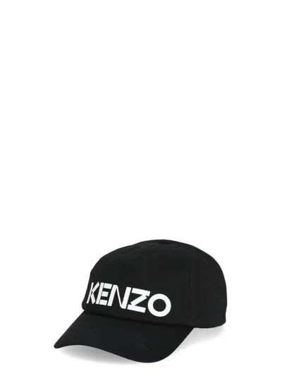 Kenzo Hats In Black