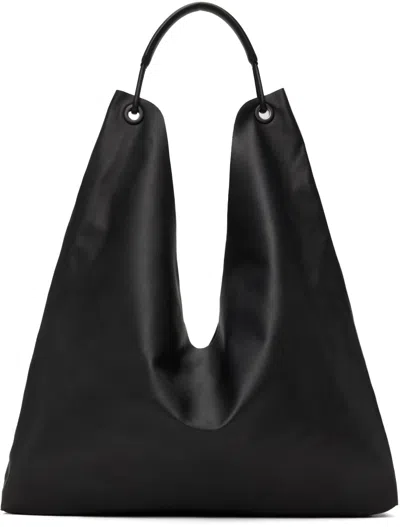 The Row Bindle Leather Tote Bag In Black