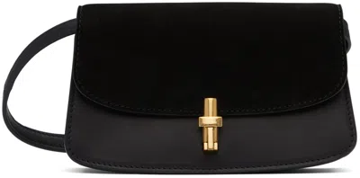 The Row Women's Sofia Suede & Leather Shoulder Bag In Black