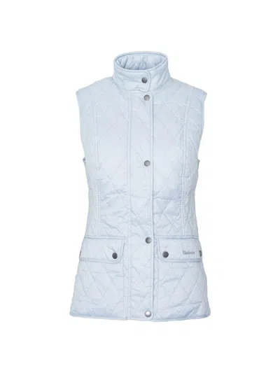 Barbour Women's Otterburn Quilted Vest In Stone Blue