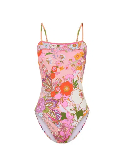 Camilla Clever Clogs Bandeau One-piece Swimsuit