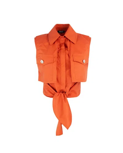 Liu •jo Liu Jo Shirt In Orange