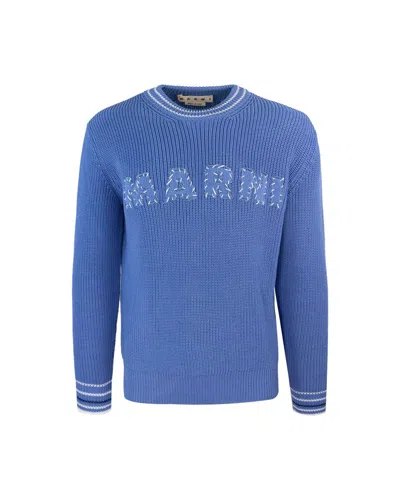 Marni Sweater In Sky Blue