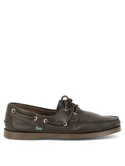 Paraboot "barth" Boat Loafers In Brown