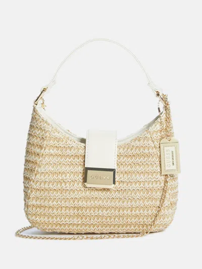 Guess Factory Whitney Mini Hobo In White