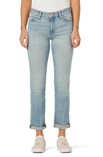 Hudson Jeans Nico Mid-rise Straight Ankle Glory Days Jean In Blue