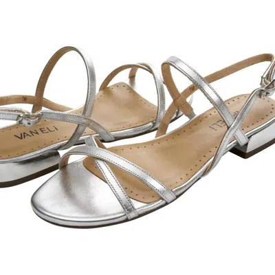 Vaneli Erlene Sandal In Silver In Grey