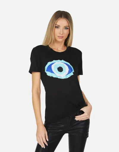 Lauren Moshi X Wolf X Painted Evil Eye In Black