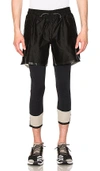 Adidas Day One Colorblocked Tech-taffeta Running Shorts In Black