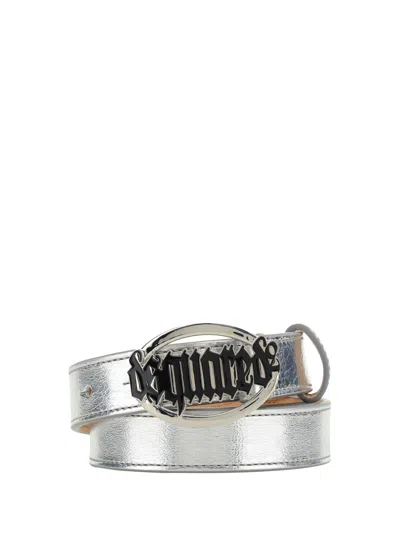 Dsquared2 Belt In Metallic