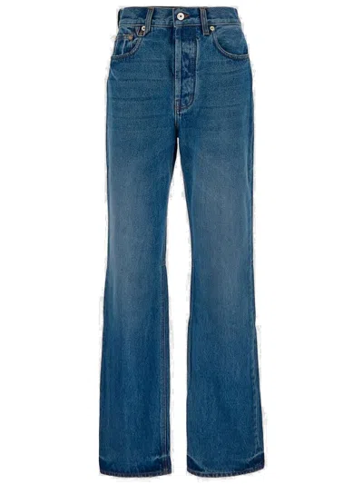 Jacquemus Straight Leg Jeans In Denim