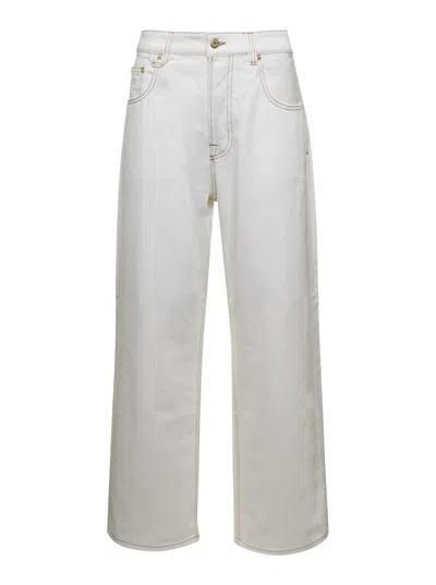 Jacquemus White La De Nîmes Organic Cotton Jeans - Women's - Organic Cotton